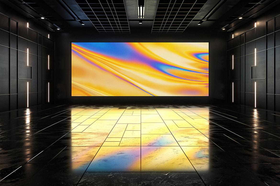 Abstraktní reklamní médium 3